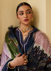 3-PC Unstitched Embroidered Lawn By Suffuse | ENA